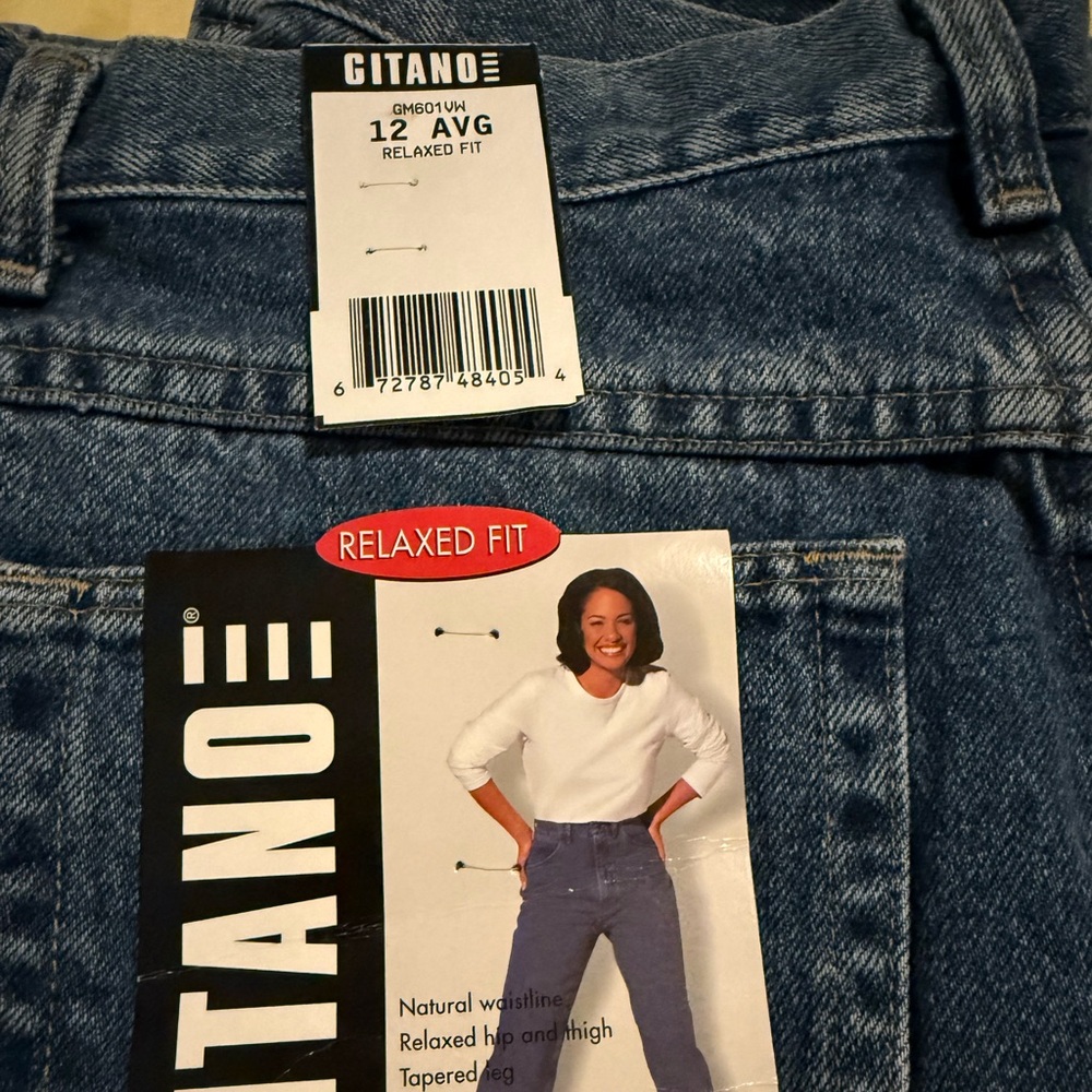 Gitano Denim Blue Straight Leg Pants